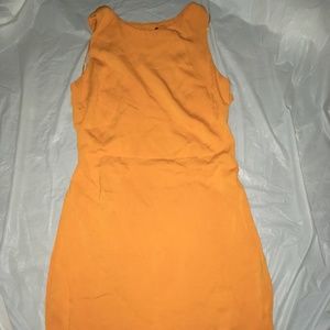 ZARA Woman Marigold Color Sleeveless Dress